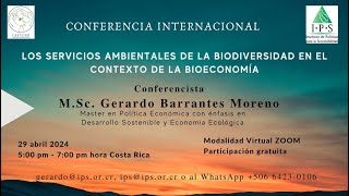 Los Servicios ambientales de la Biodiversidad en el contexto de la Bioeconomía [upl. by Madeline89]