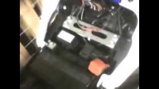 Suzuki GSXR How to remove a motorbike battery [upl. by Keli551]