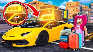 BUYING A LAMBORGHINI AS A TAXI Roblox Taxi Boss [upl. by Ecirad224]