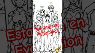 Estaturas en Evangelion evangelion anime [upl. by Pazice]