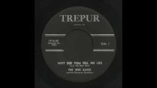 Pee Wee Davis  Why Did You Tell Me Lies  Bluegrass 45 [upl. by Edmon654]