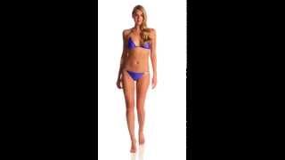 Vix Swimwear Solid Blue Undersea Full Bikini Bottom  SwimOutletcom [upl. by Weisberg]