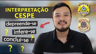 Interpretação de texto CESPE [upl. by Yelkao]