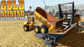 Gold Mining Simulator 07  PRIMEIRO MATERIAL PROCESSADO NA PLANTA [upl. by Rehctaht]