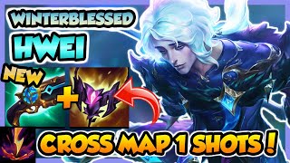 ❄️ Winterblessed Hwei MELTS hearts AND HEALTHBARS  Season 14 PBE Gameplay  Erick Dota [upl. by Enailil]