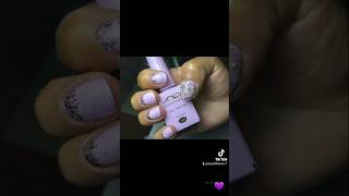 Uñas semipermanentes 💅💜 manicurista uñassemipermanentes diseñodeuñas belleza [upl. by Soph]