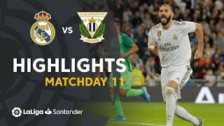 Highlights Real Madrid vs CD Leganés 50 [upl. by Lledrev127]