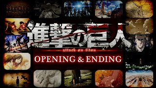 Attack on Titan All OPampED Movie｜進撃の巨人 歴代OPampED集 [upl. by Weinstock]