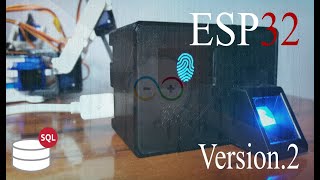 Biometric attendance system using fingerprint scanner and ESP32 with a database Ve2 [upl. by Hgiellek]