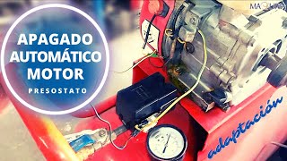 ADAPTACIÓN DE PRESOSTATO 🧰PARA QUE APAGUE MOTOR EN AUTOMÁTICOCOMPRESORMAQUIVARENTABLEYEFECTIVA [upl. by Yllor]