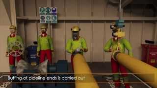 Ceona Amazon Rigid Pipelay Animation [upl. by Nac511]