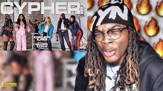 DELI Reacts to AllWomen Cypher Featuring Latto Flo Milli Monaleo Maiya The Don and Mello Buckzz [upl. by Emelina]