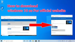 How to download windows 10 OS 64 bit For official website [upl. by Namad]