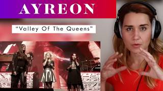 AyreonFloorAnnekeMarcela quotValley of the Queensquot REACTION amp ANALYSIS by Vocal CoachOpera Singer [upl. by Llerrud]