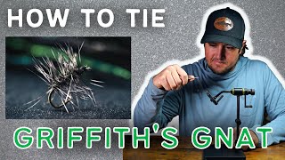 Griffiths Gnat — How to Tie Step by Step  Beginner Friendly Fly Tying Tutorial [upl. by Culliton]