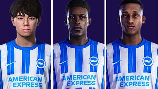 BRIGHTON amp HOVE  PES 21  Elenco Atualizado  20242025 [upl. by Miran]