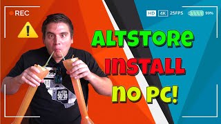 How To Install Altstore No PC Required Sideload IPA To Your iOS [upl. by Atiugal]