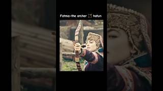 Fatmathe archer 🏹 hatunshortvideo attitude trending reels fatima [upl. by Nodab]