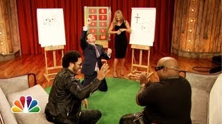 Pictionary with Jennifer Aniston Lenny Kravitz and CeeLo Green Part 2 [upl. by Kalil]