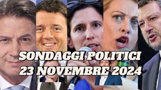 Sondaggi politici aggiornati i movimenti dei partiti dopo le elezioni regionali [upl. by Mcevoy714]