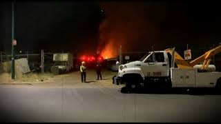 🔥 Incendio en Yonke de León Guanajuato 70 Vehículos Calcinados por Segunda Vez 🚨 Qué está pasando [upl. by Kcirdnek]