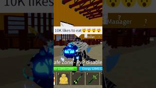 10k likes to eat kitsune 🤯🤯🤯 roblox coemsroblox bloxfruits [upl. by Ellekcir]