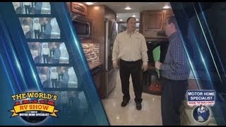 Motorhome Specialist Reviews of Coachmen Encounter Luxury RV at The Worlds RV Show [upl. by Aes]