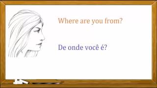 Aprendendo inglês com diálogos em Inglês  Aula 1• De onde você é [upl. by Thornie217]