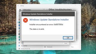 How to Fix Windows Update Error 0x8007000d in Windows 11 Solution [upl. by Nnaassilem42]