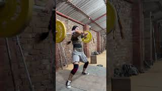 45 kg power clean weighttraining weightliftingtraining [upl. by Eamon]