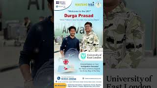 🎉 Durga Prasads Exciting Journey Begins Studying Abroad in the UK [upl. by Ackerley]