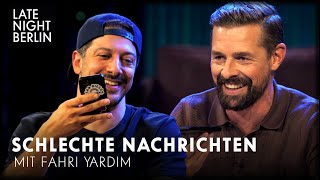 Fahri Yardım amp Klaas überbringen schlechte Nachrichten inklusive Bonusrunde  Late Night Berlin [upl. by Pejsach762]