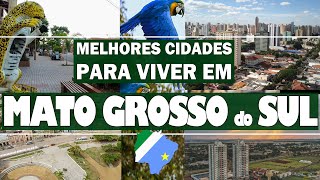 TOP 5 cidades pra viver em MATO GROSSO DO SUL [upl. by Ycnan]