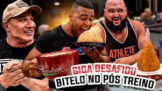 FÁBIO GIGA DESAFIOU BITELO NO PÓS TREINO DE MONSTRO  12000 KCAL [upl. by Browning]