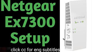 NETGEAR EX7300 AC2200 SETUP  EX7300 BROWSER amp WPS SETUP  DEVICESSETUP [upl. by Taub]