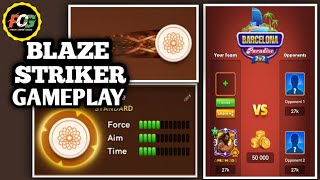 BLAZE striker gameplay 💪 Default striker power carrom pool video  promod carrom gaming video [upl. by Ruvolo]