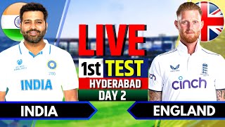 India vs England 1st Test Day 2  India vs England Live Score  IND vs ENG Live Score amp Commentary [upl. by Elehcir139]