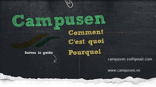 INSCRIPTION CAMPUSEN 2024  Version française [upl. by Irme925]