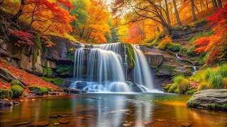 Soothing Headache Migraine Pain and Anxiety Relief  Gentle Waterfall [upl. by Adnohsor]