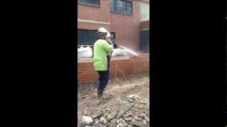 Brick cleaning  acid wash  Sydney Australia [upl. by Solana]