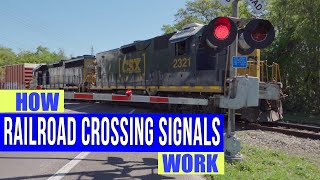 How Railroad Crossing Signals Work [upl. by Flosser]