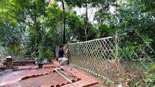 Old House Renovation Episode 47 I made a vegetable garden fence these days [upl. by Fleck]