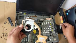 Buka fanclean fan eror lenovo Thinkpad T410T420T430 [upl. by Niwre440]