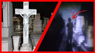 Noche de ESPANTOS en el PANTEÓN  terror miedo cementerio panteon [upl. by Aiyotal692]