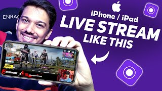 How to Live Stream From iPhone  iPad  StreamChamp Full Tutorial [upl. by Eninaej]