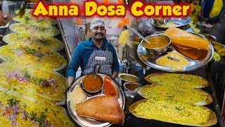 Gurgaons South Indian Raja  Anna Dosa Corner  South Indian Food [upl. by Disharoon]