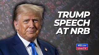 LIVE Trump Speaks at NRB 2024 Convention [upl. by Pylle]