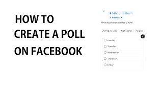 FACEBOOK EXPERT Reveals How to Create a Viral Poll [upl. by Susette]