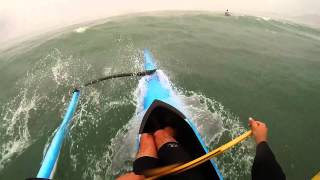 Cyclone Lusi Downwind Surf NZ [upl. by Ellehcal]