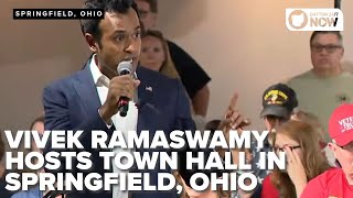 Springfield residents pack town hall hosted by Vivek Ramaswamy [upl. by Luciano]